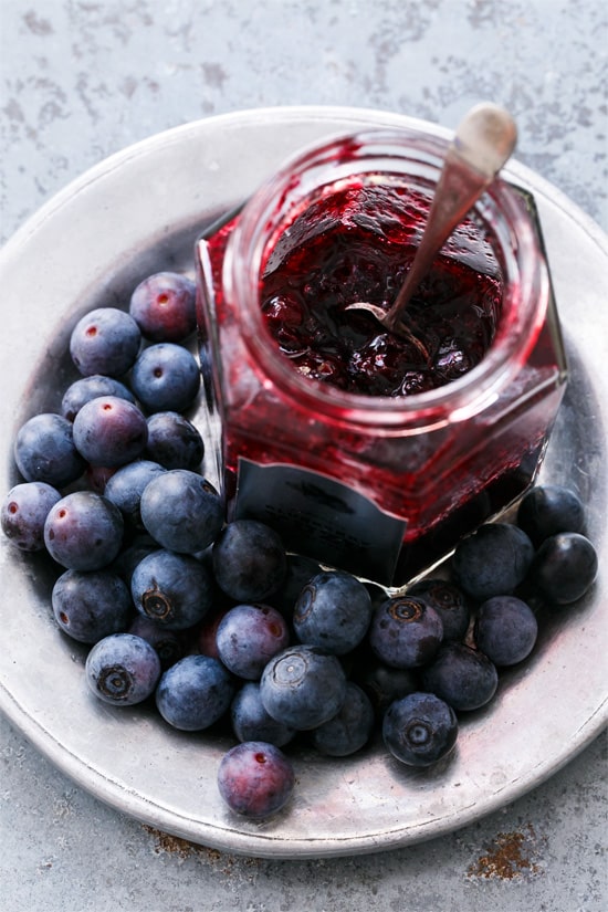 Homemade Blueberry Yuzu Citrus Preserves