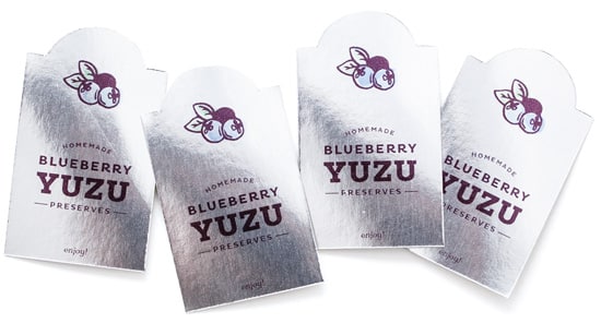 Blueberry Yuzu Preserves Printable Canning Labels