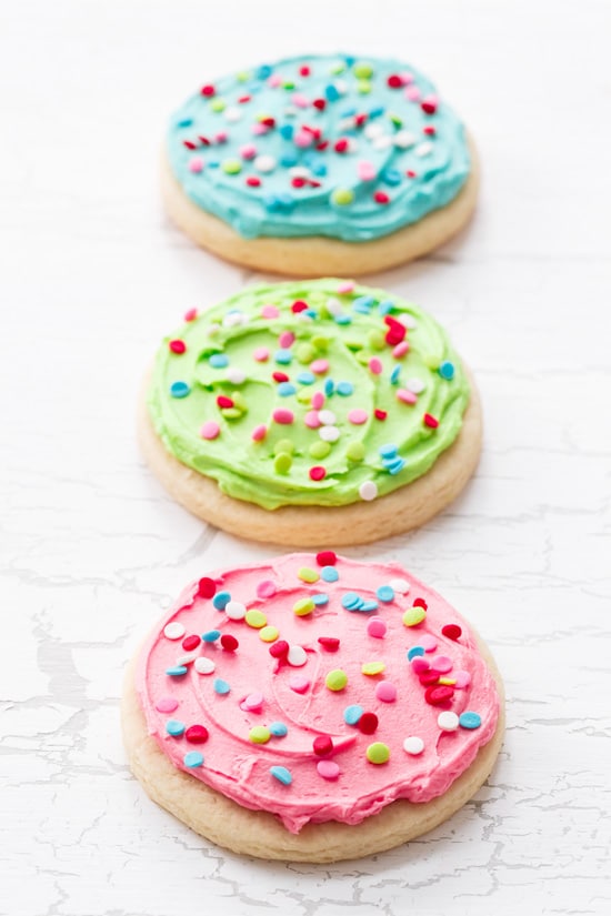 Lofthouse-Style Pink Frosted Sugar Cookies