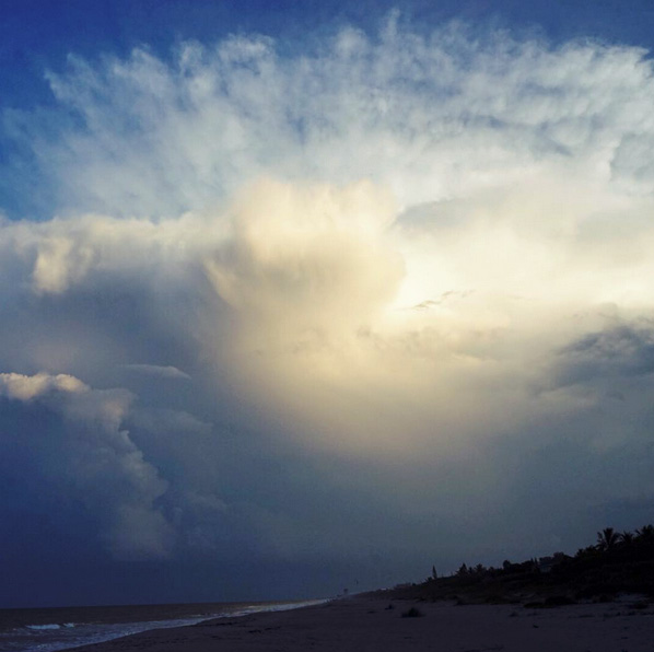 Dramatic clouds in Melbourne, Florida