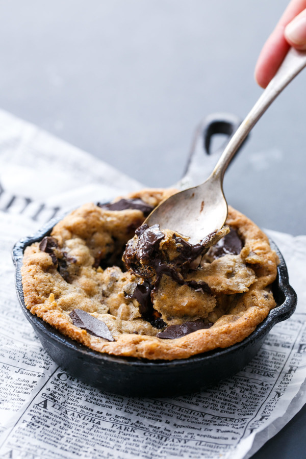 Mini Skillet Cookie - Eat With Clarity