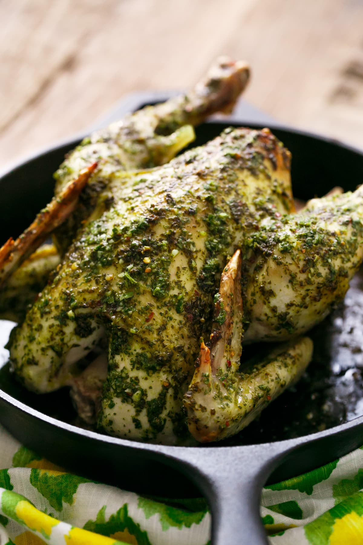 Chimichurri Roasted Chicken Love and Olive Oil