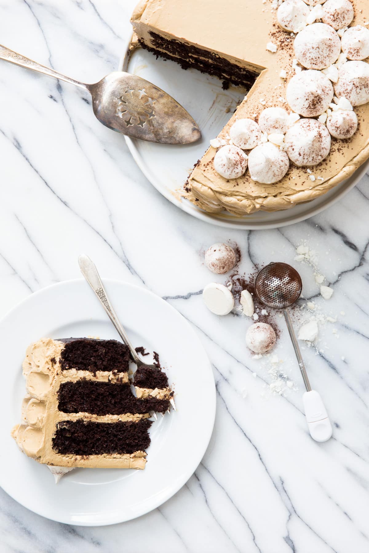 Chocolate Sweet Potato Layer Cake with Molasses Buttercream Love and
