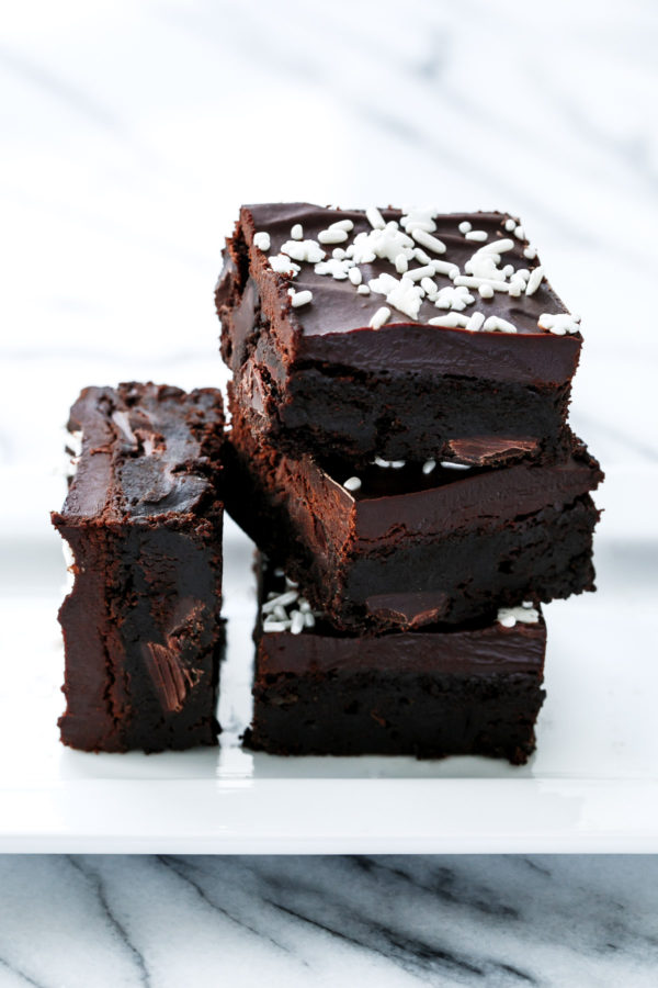 Gingerbread Brownies with Molasses and Spices