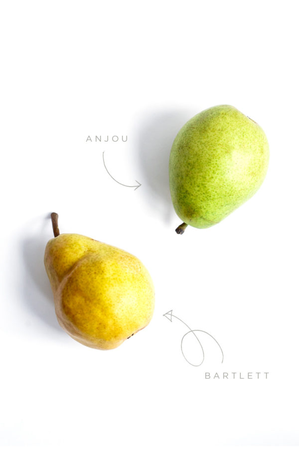 Anjou and Bartett Pears