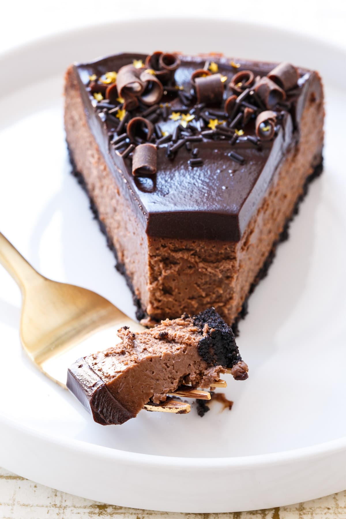 Triple Chocolate Cheesecake | Love and Olive Oil