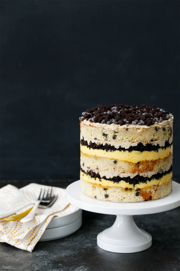 Milk Bar Chocolate Chip & Passionfruit Naked Layer Cake Recipe