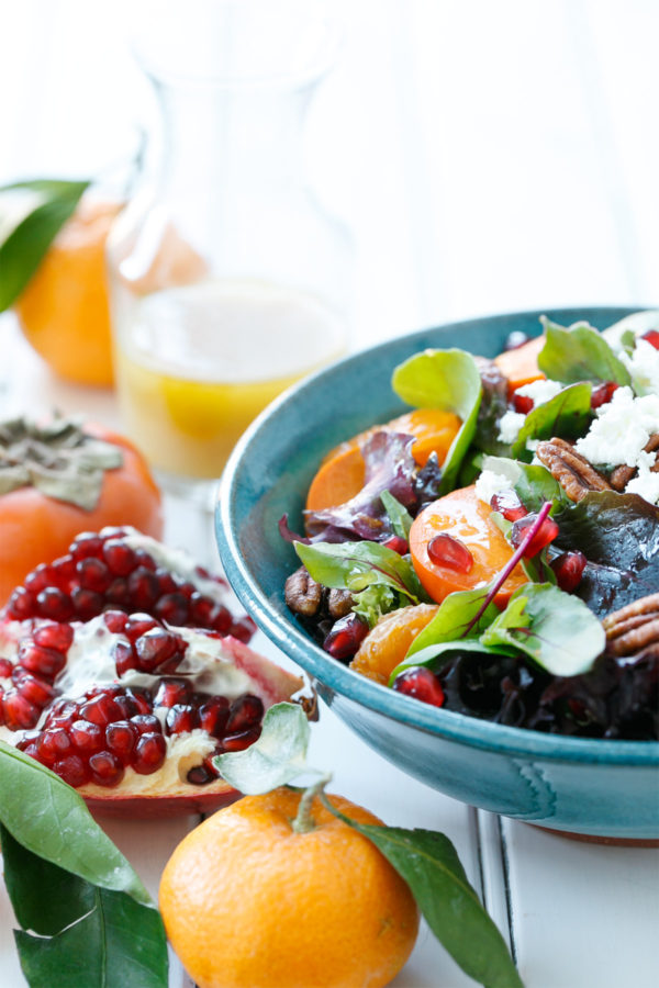 Bright and Colorful Winter Salad Recipe with Citrus Vinaigrette