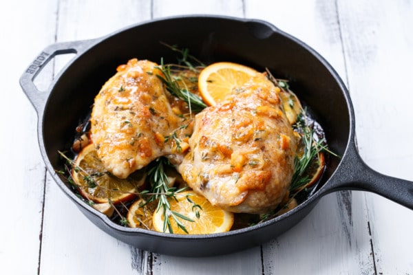 Orange Marmalade Skillet-Roasted Chicken