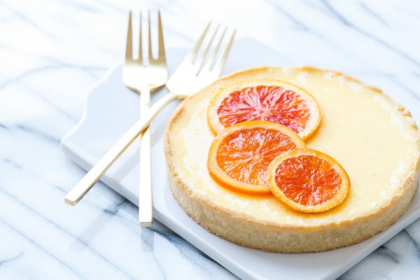 Orange Blossom Almond Tart