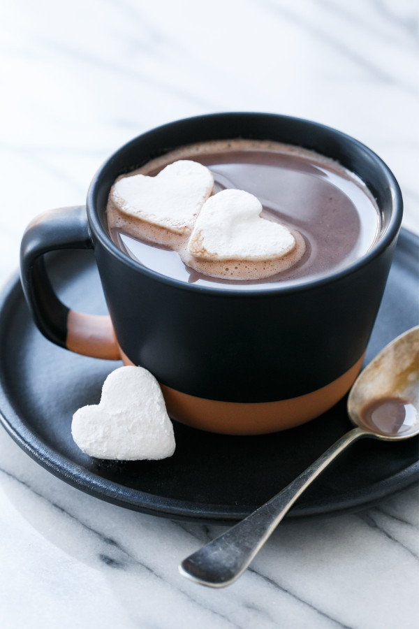 Salted Vanilla Hot Chocolate | Love and Olive Oil