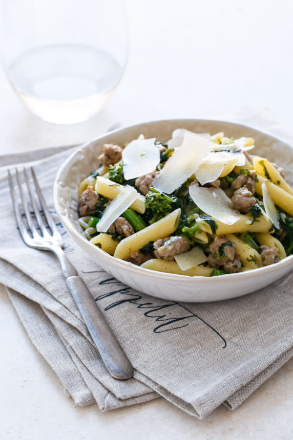 Weeknight Pasta with Italian Sausage and Broccoli Raab