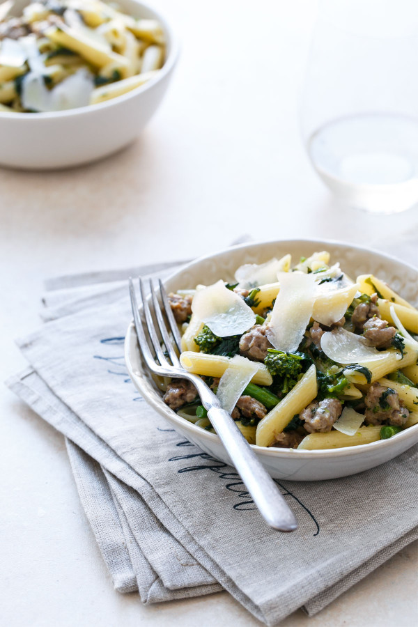 Quick Weeknight Dinner Recipe: Penne with Italian Sausage and Broccoli Raab