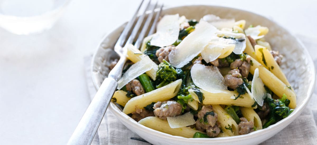 Weeknight Pasta with Italian Sausage and Broccoli Raab