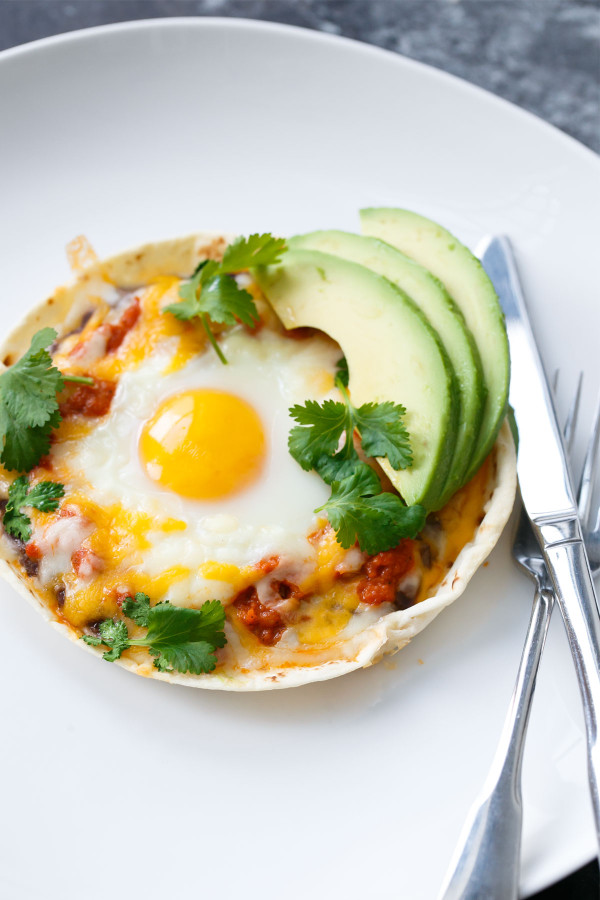 Single Serving Skillet Huevos Rancheros