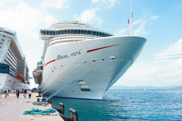 Carnival Vista in the port of Kusadasi, Turkey