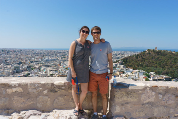 Carnival Vista Mediterranean Cruise: View from the Acropolis in Athens, Greece