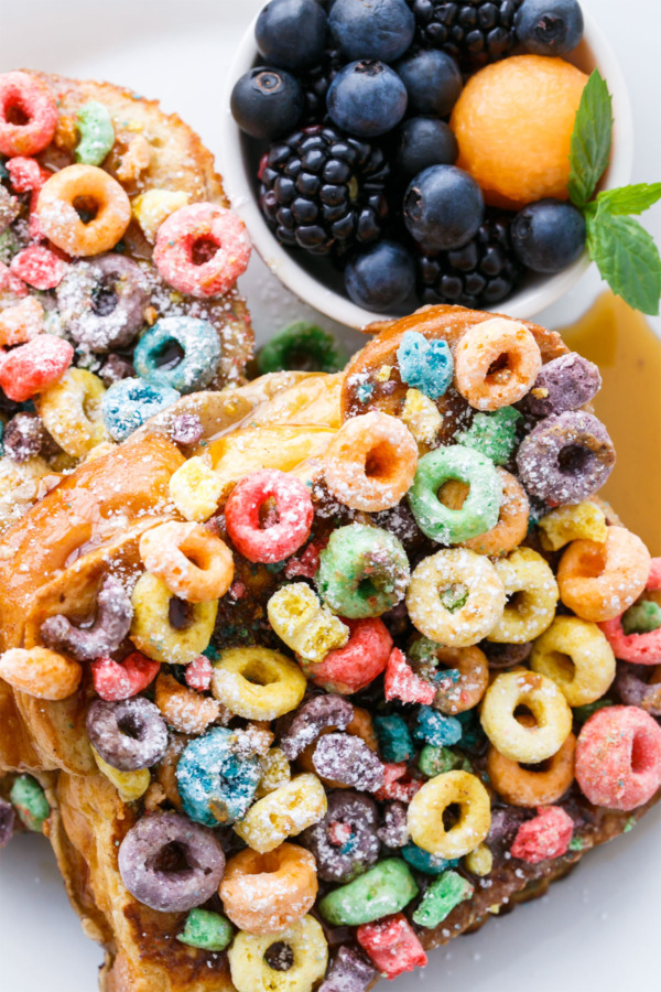 Fruit Loops French Toast from Carnival Cruiselines