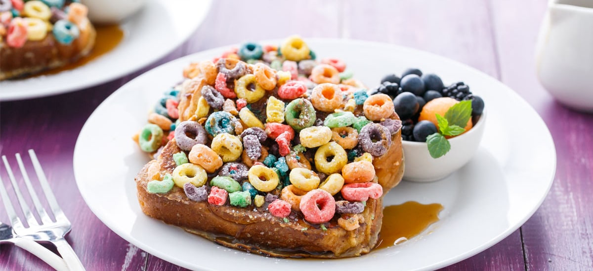 Fruit Loops French Toast