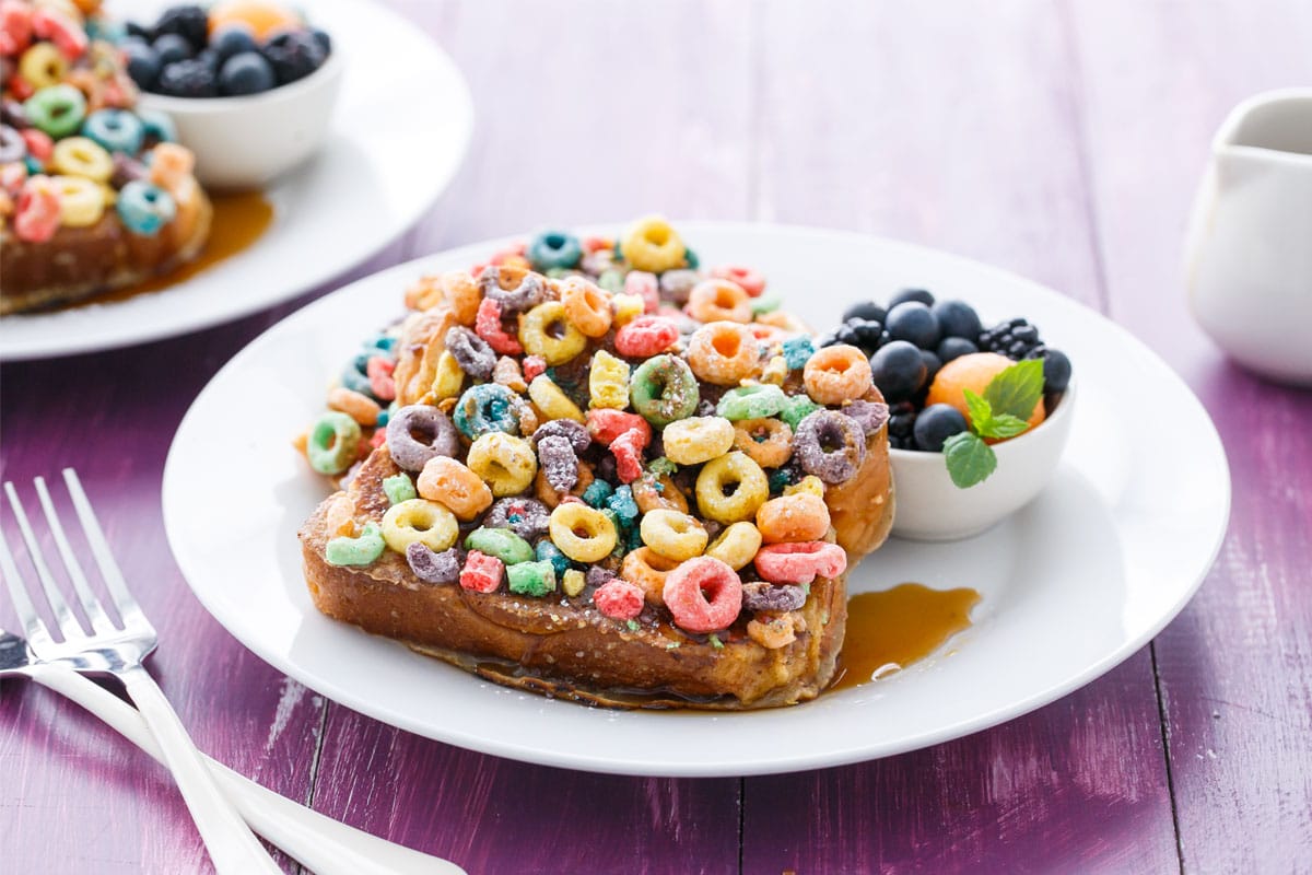 Fruit Loops French Toast from Carnival Cruiselines
