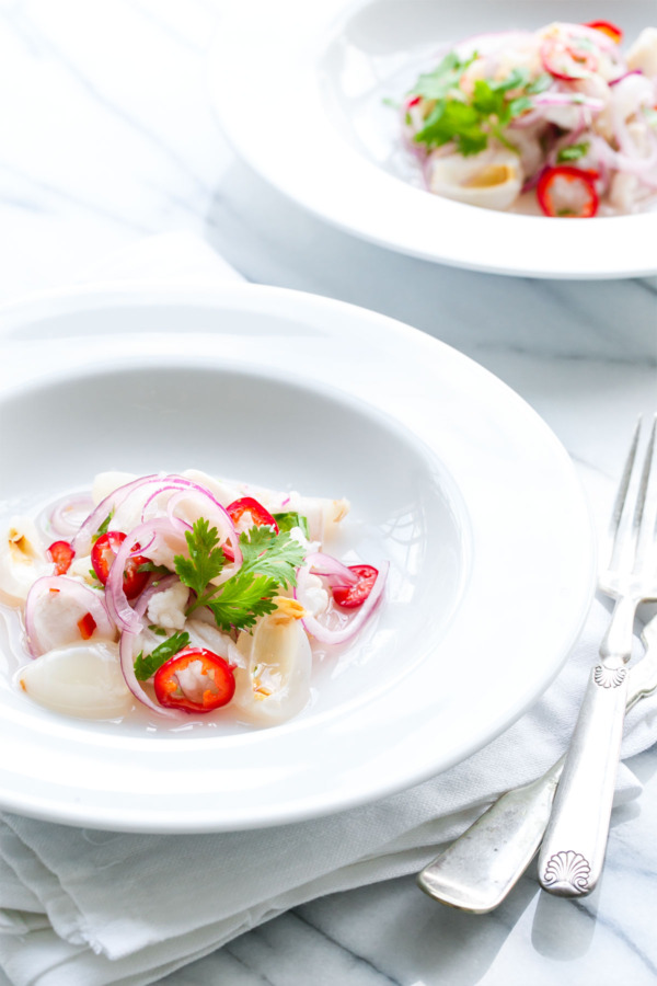 Fresh Lychee & Snapper Ceviche