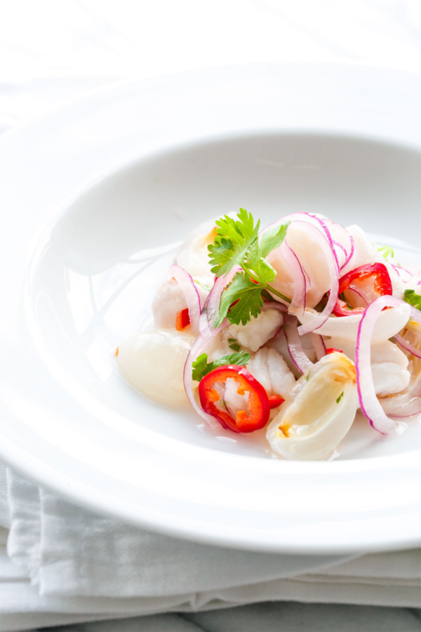 Fresh Lychee & Snapper Ceviche