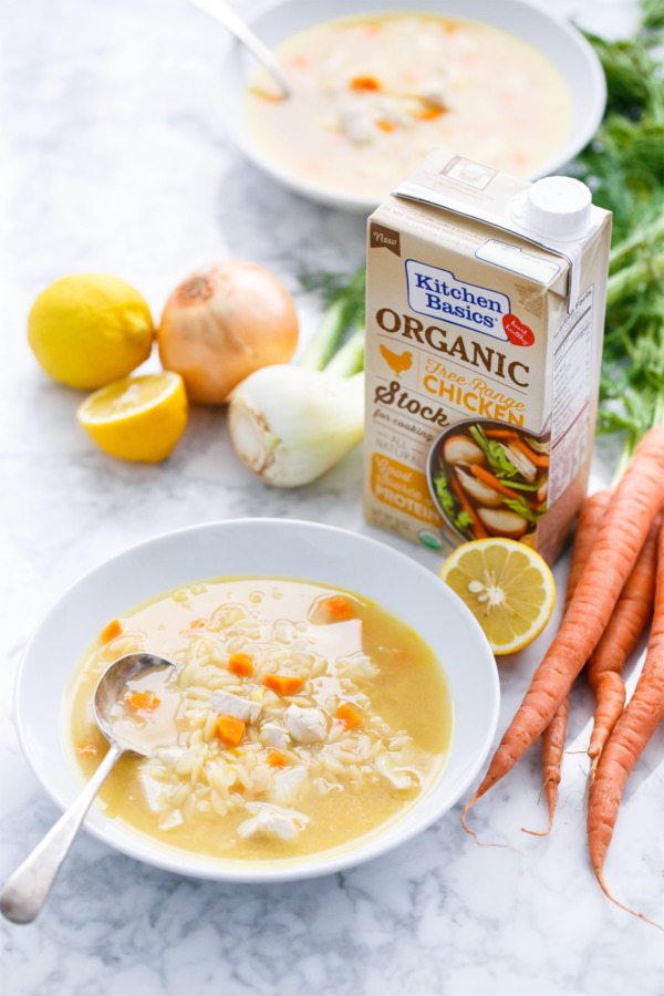 Quick & Easy One-Pot Lemon Chicken Orzo Soup Recipe