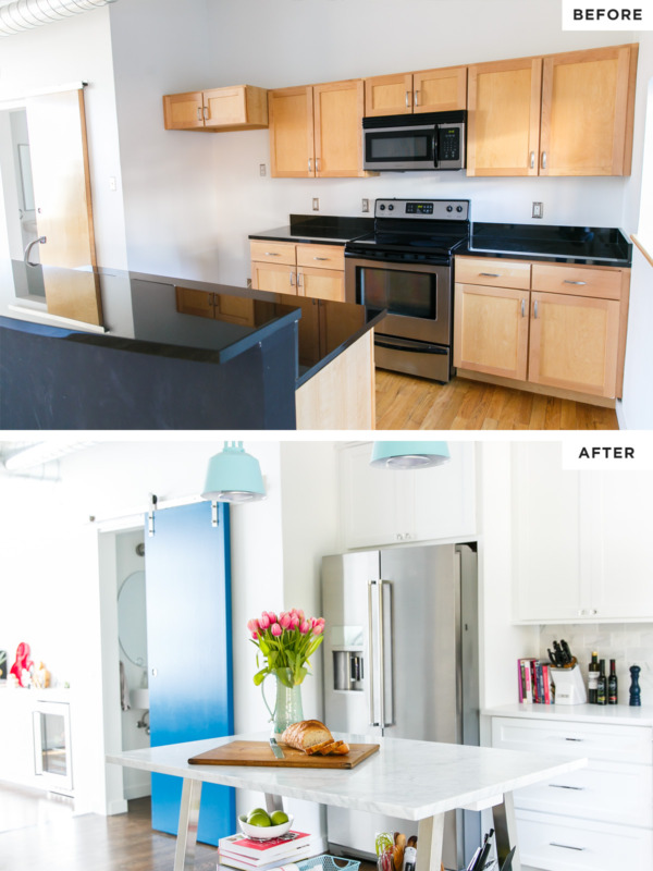 Townhouse Remodel: Kitchen Before/After