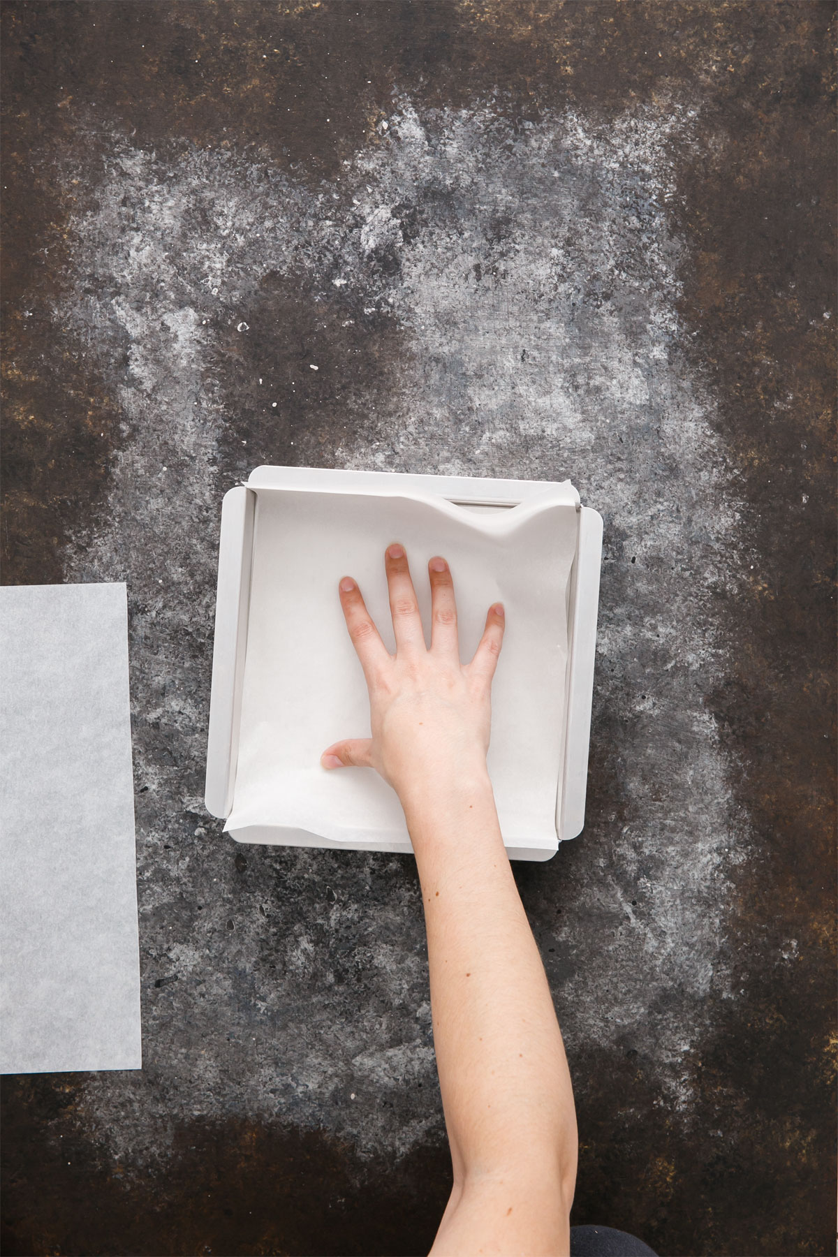 Kitchen Basics Lining a Square Pan with Parchment Paper (2 Ways