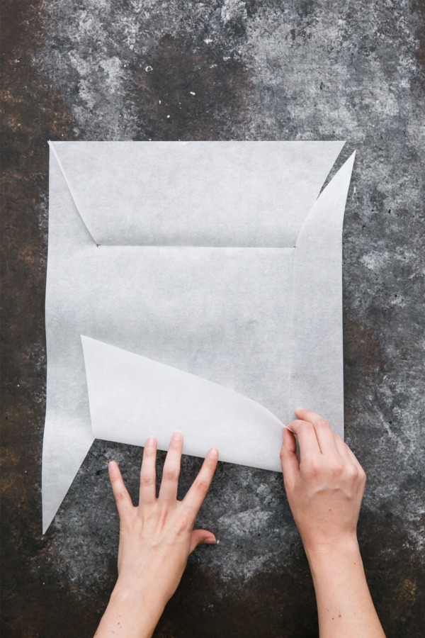 The Iced Queen: Cutting Parchment Paper Squares