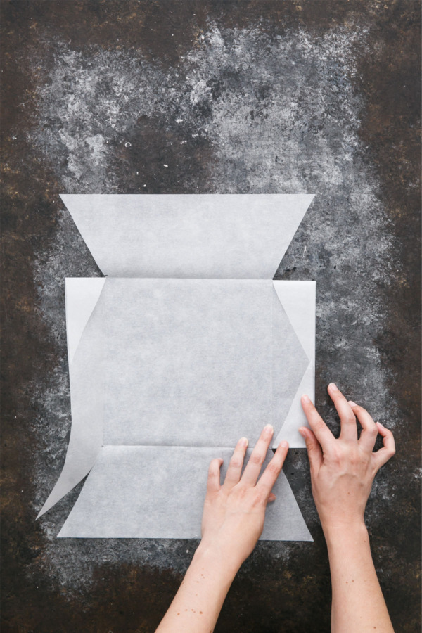 Kitchen Basics: Lining a Square Pan with Parchment Paper (2 Ways)