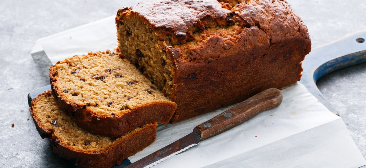 Chocolate Chip Peanut Butter Banana Bread | Love and Olive Oil