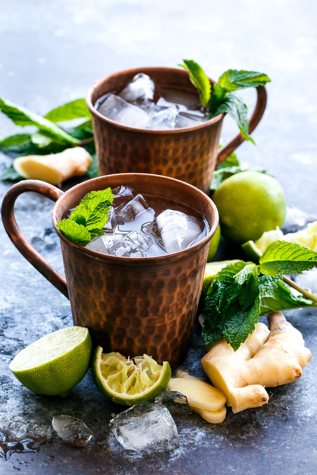 Scratch-Made Moscow Mules + Ginger Beer Concentrate