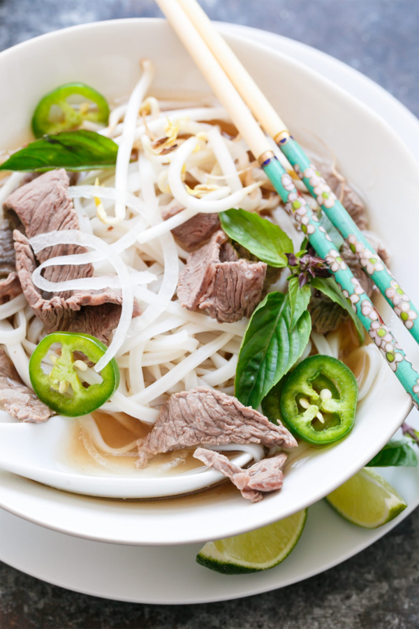 Quick Beef Pho - Also known as "Faux Pho", a perfect quick and easy winter soup recipe.
