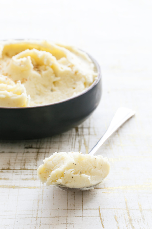 Toasted Sesame Mashed Potatoes and the secret to lump-free mashed potatoes!