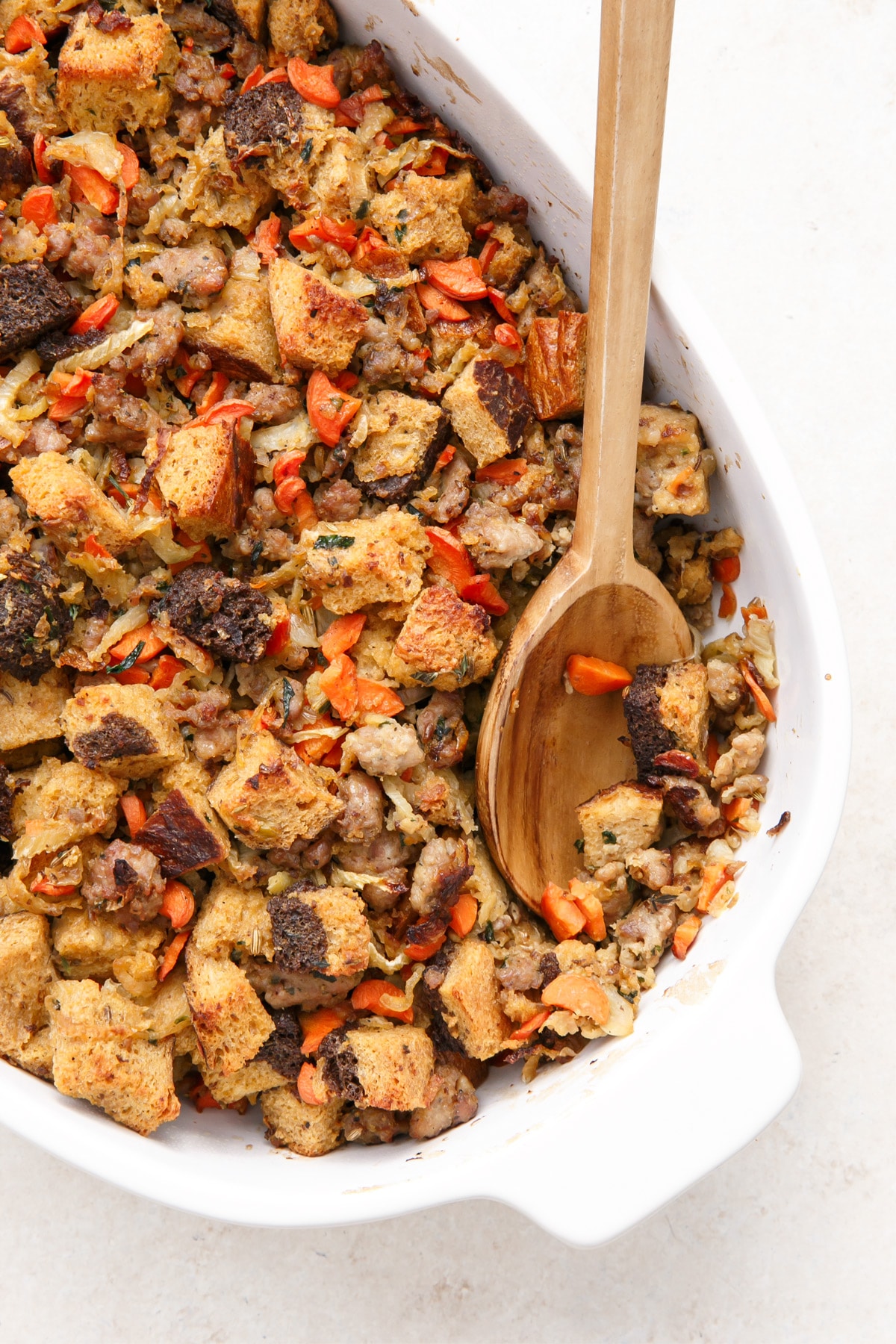 Italian Sausage & Caramelized Fennel Stuffing Love and Olive Oil