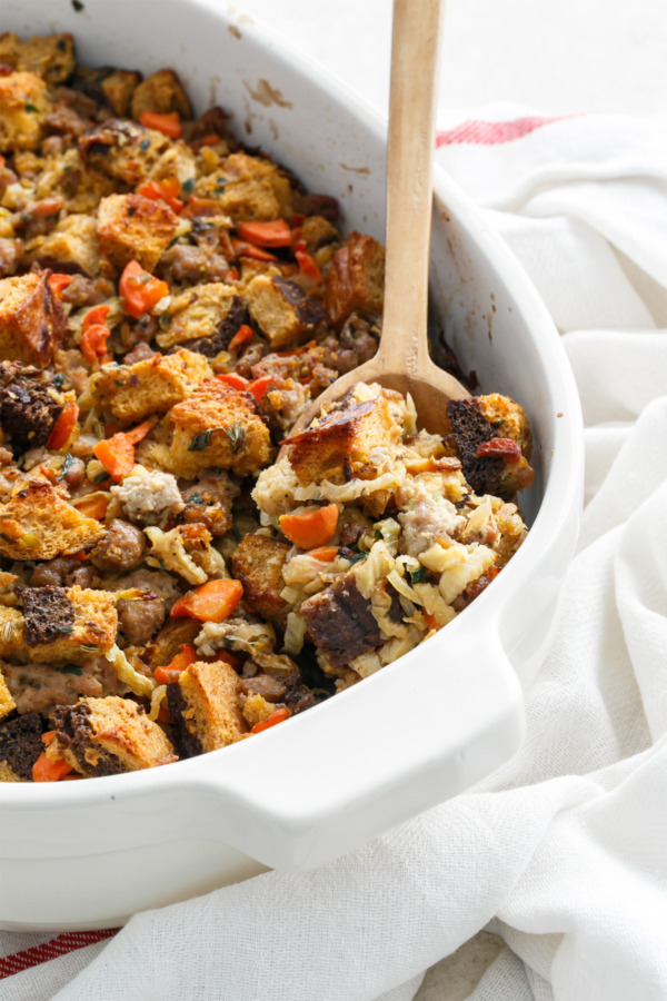 italian sausage & caramelized fennel stuffing