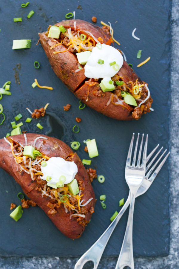 Taco-Stuffed Sweet Potato Recipe