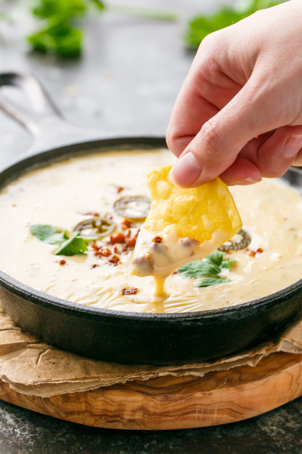 Creamy Queso Blanco with Spicy Chorizo