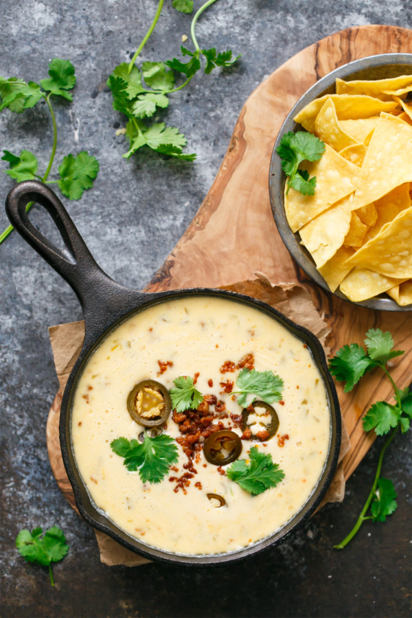 Queso Blanco Cheese Dip with Spicy Chorizo