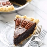 Dark Chocolate Fudge Pecan Pie