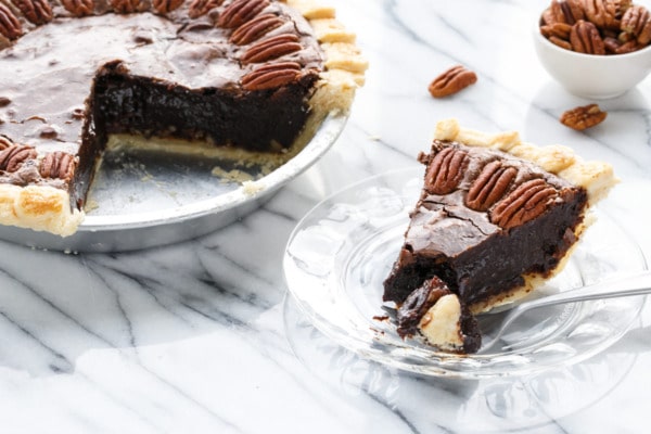 Chocolate Fudge Pecan Pie