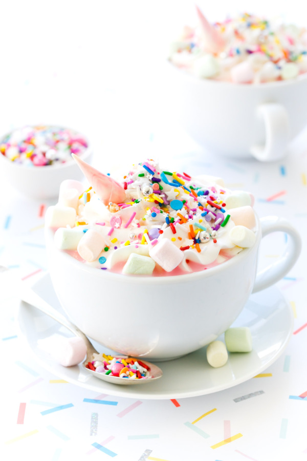 Unicorn Hot Chocolate from Love