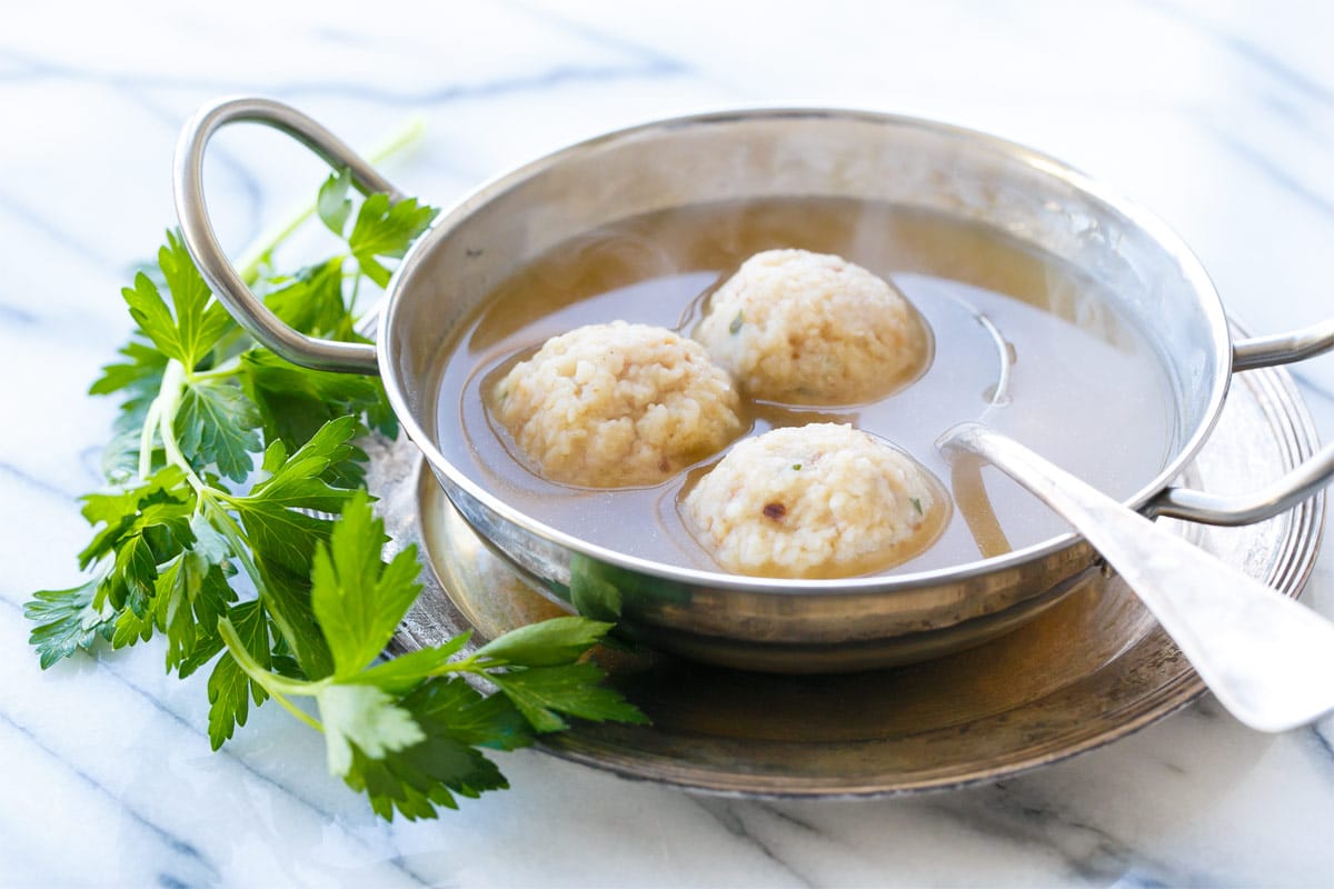 Classic Matzo Ball Soup Recipe: Fluffy OR Chewy - The Woks of Life