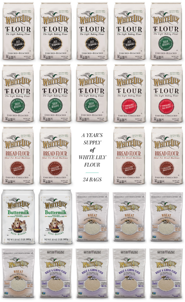 ENTER TO WIN a Year's Supply of White Lily Flour (a $160 value!)
