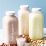 Homemade Nut Milks with just about any kind of nut, plus fun flavor variations!
