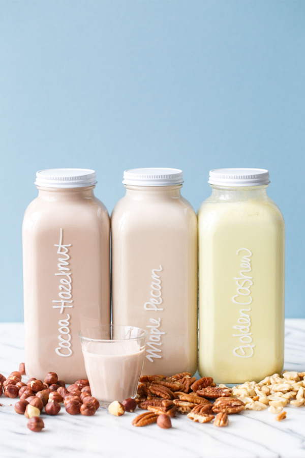 Homemade Nut Milk Recipe - 3 Flavor ideas