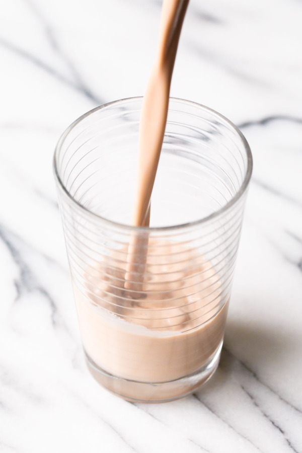 Homemade Chocolate Hazelnut Milk