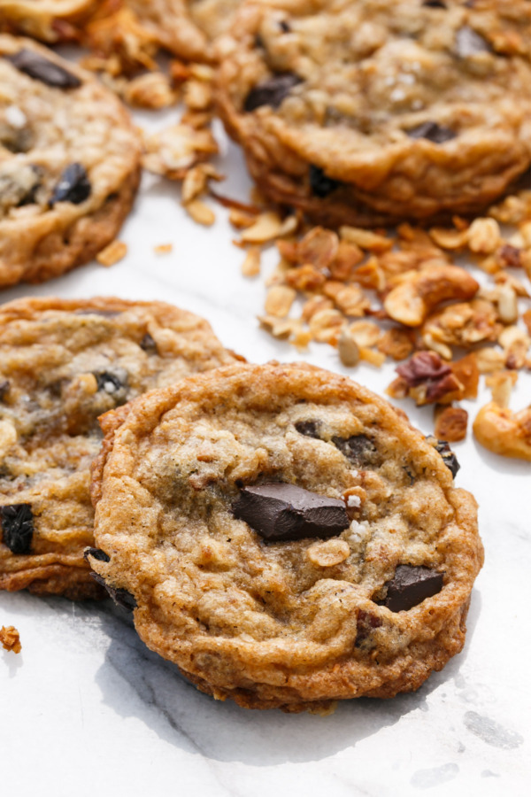 Chewy Granola Chocolate Chip Cookie Recipe