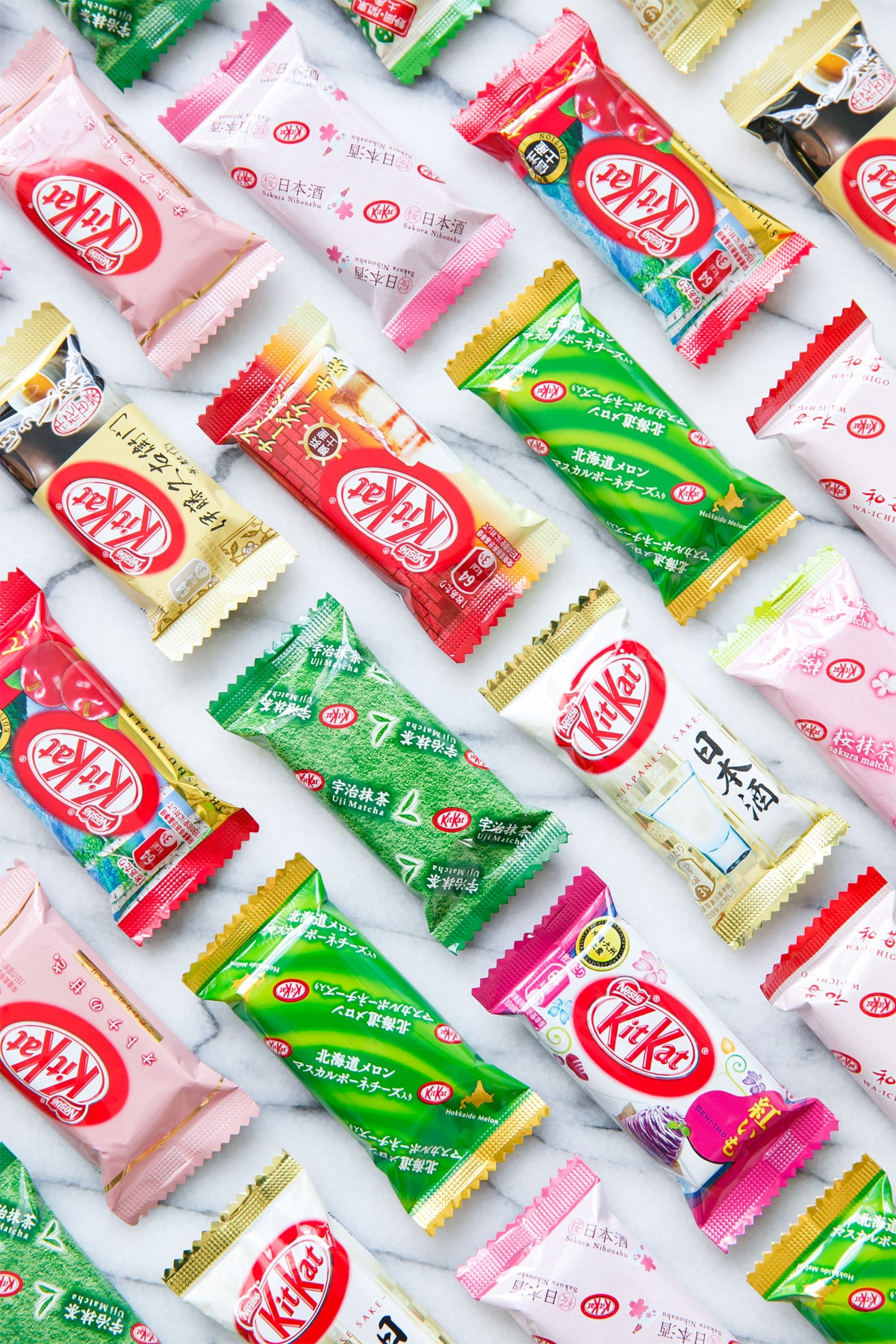 Different flavored kit kats sales